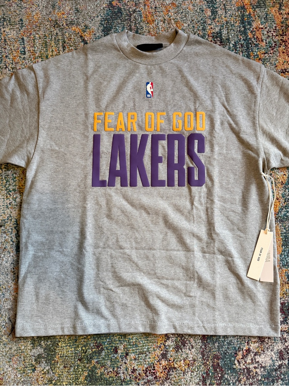 Fear of God Essentials Lakers 90’s Tee